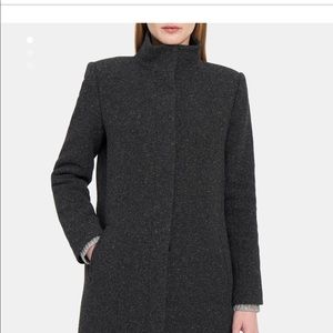 *SOLD* NWT Theory Layti Coat in Peppered Wool size S